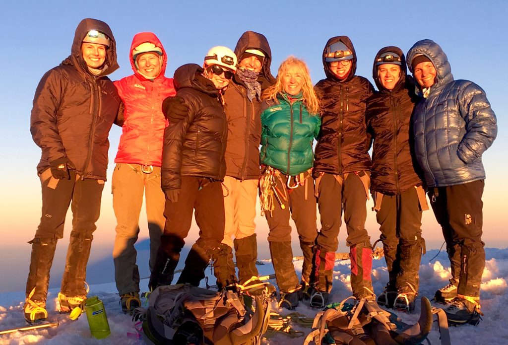 IMG Mt. Rainier All Women's Climb, women's leadership