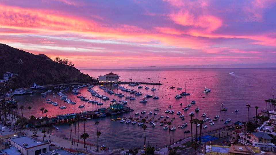 Romantic valentine's day getaway catalina island sunset