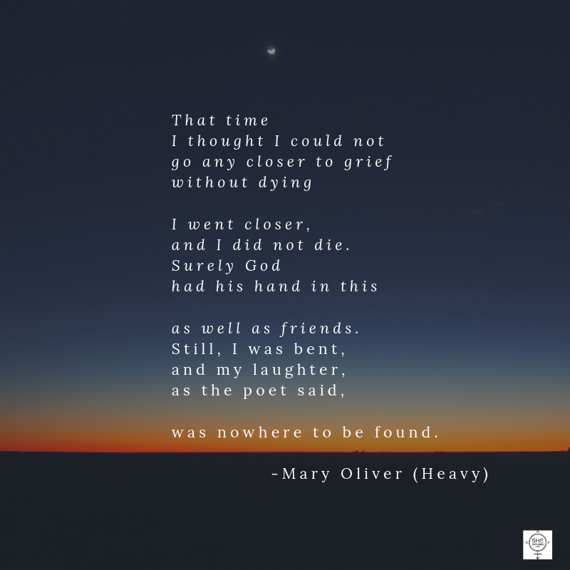 grief, holiday stress, Mary Oliver Quotes