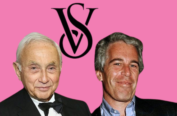 Wexner and epstein on pink background for alternatives to victoria's secret